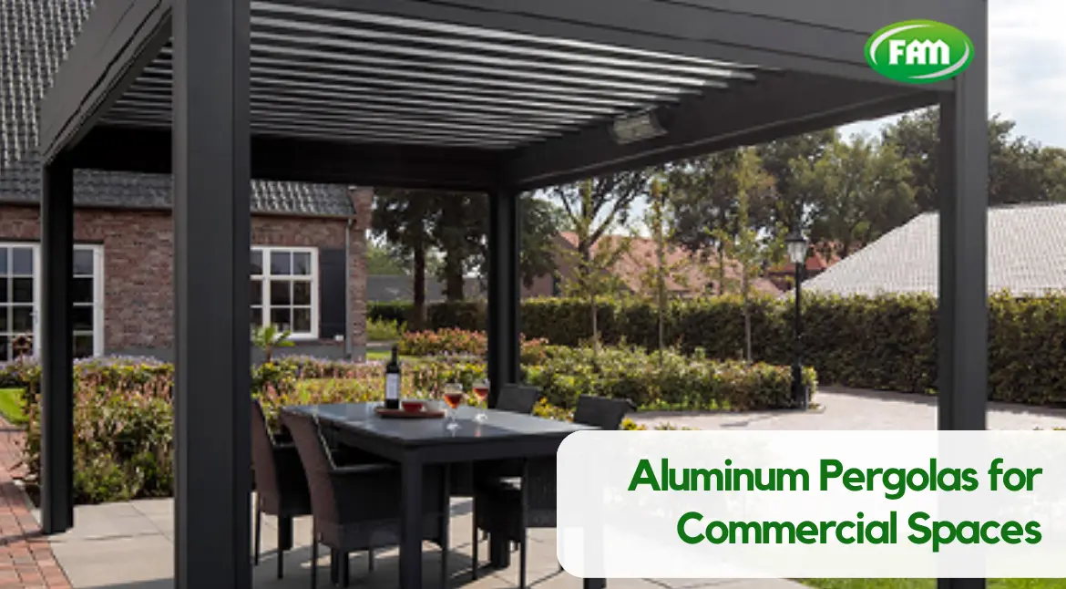 Aluminum Pergolas for Commercial Spaces