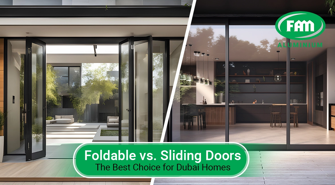 Foldable vs. Sliding Doors