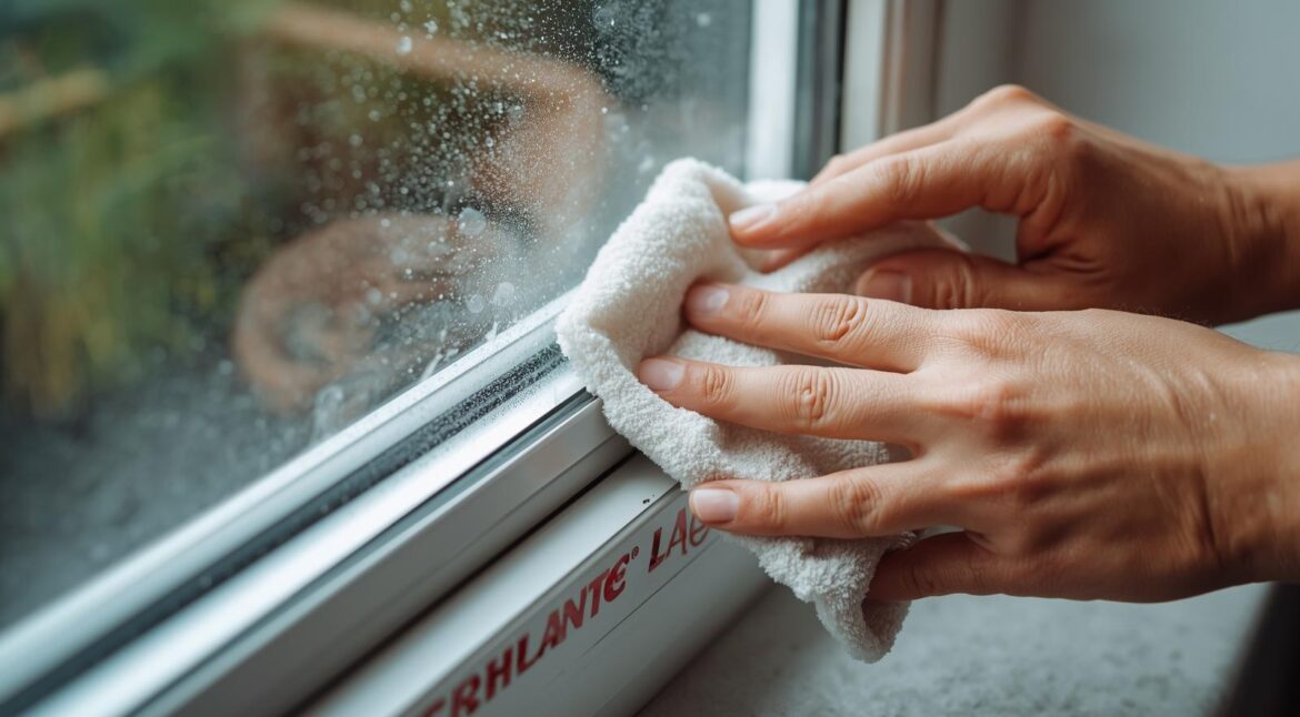how to clean aluminium window frames