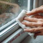 how to clean aluminium window frames
