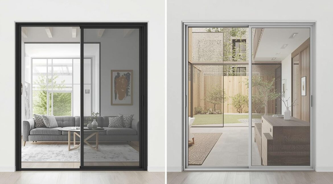 slim vs standard sliding doors