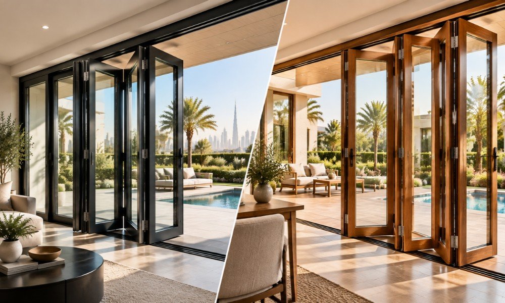 Aluminium vs Wood Bi-Folding Doors